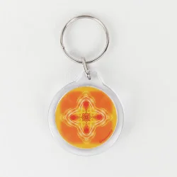 Mandala of Work Keychain