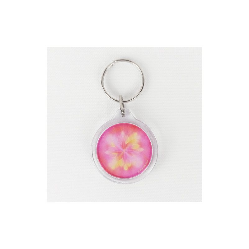 Schlüsselanhänger Mandala Quelle des Glücks