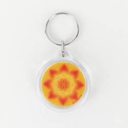 Mandala of Feng Shui for your house Keychain
