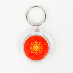 Mandala of Prosperity Keychain