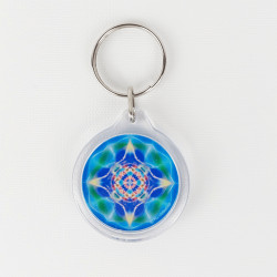 Mandala of Water Keychain