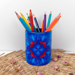 Pot à crayons en céramique Mandala de la Concentration