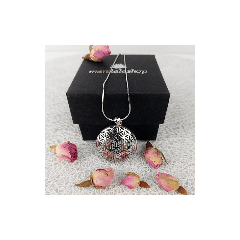 Pendentif En Cristal Andara De L'énergie Universelle Du Mont Shasta - Monté Sur Argent - Neuf, D'Espagne
