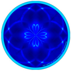 Harmonising disk Mandala that creates inner calm