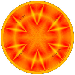 Harmonising disk Mandala that moves forces of destruction away from us
