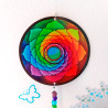Rainbow Mandala crystal Suncatcher