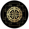 Mauspad Sri Yantra Schwarz