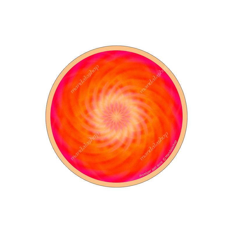 Disco armonizzante Mandala per proteggere la sua aura