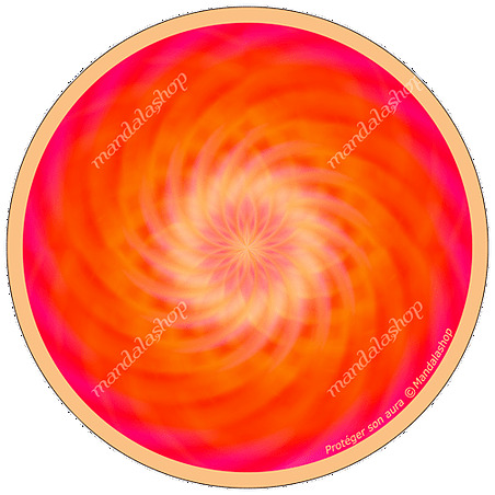 Disque harmonisant Mandala Protéger son aura