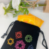 Pochette en coton 7 chakras