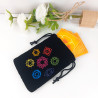 Pochette en coton 7 chakras