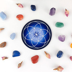 Harmonisierungsdisk Samen des Lebens Indigo
