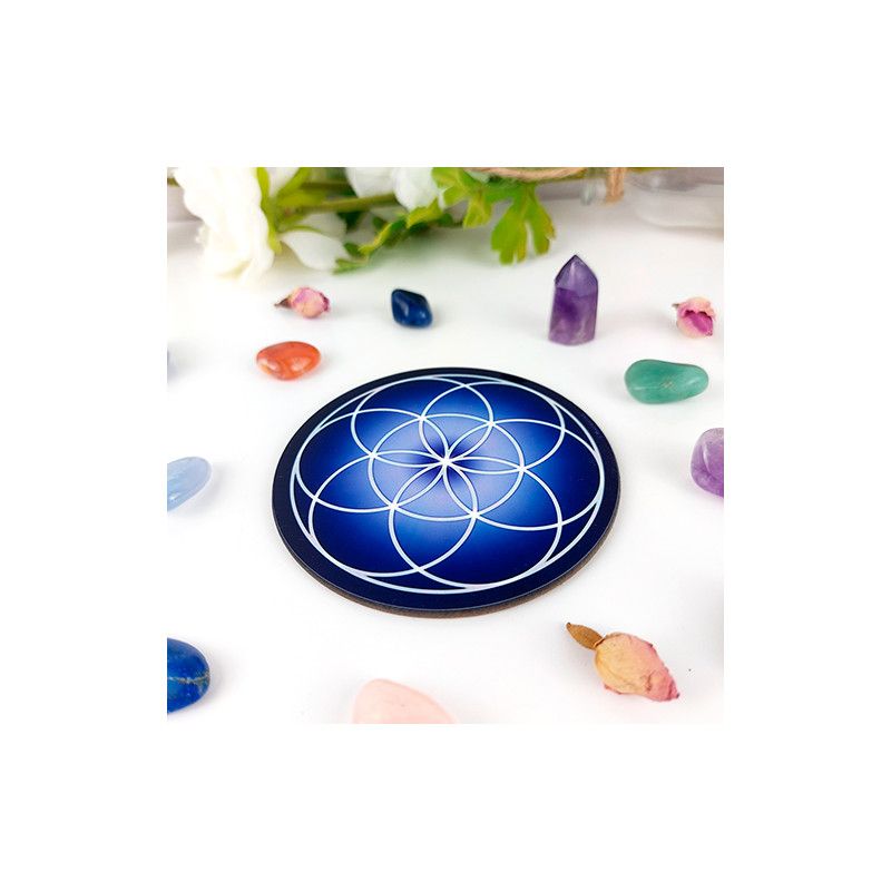 Harmonisierungsdisk Samen des Lebens Indigo