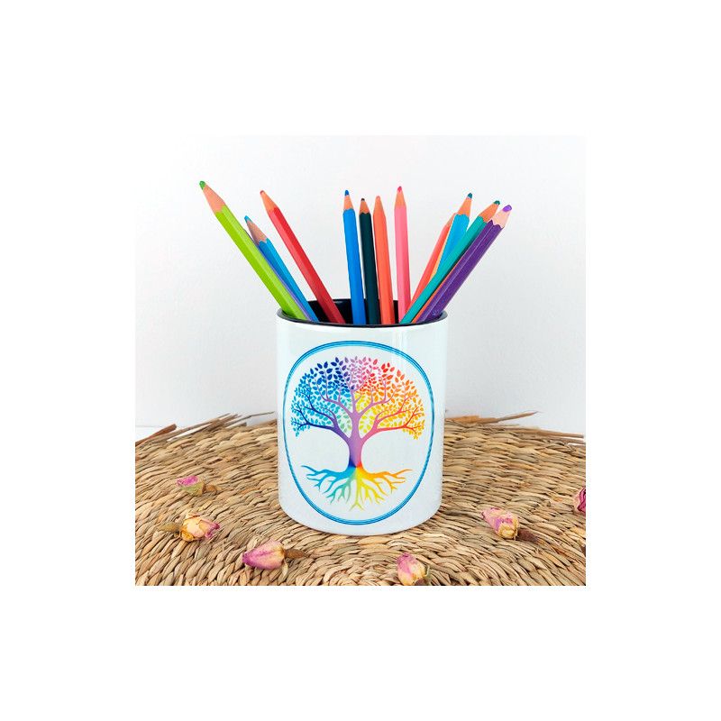 Stiftehalter Lebensbaum weiß