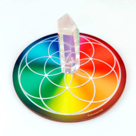 Multicolored Seed of Life Harmonising disk