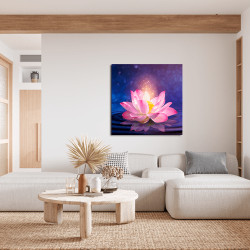 Floating Lotus Flower canvas