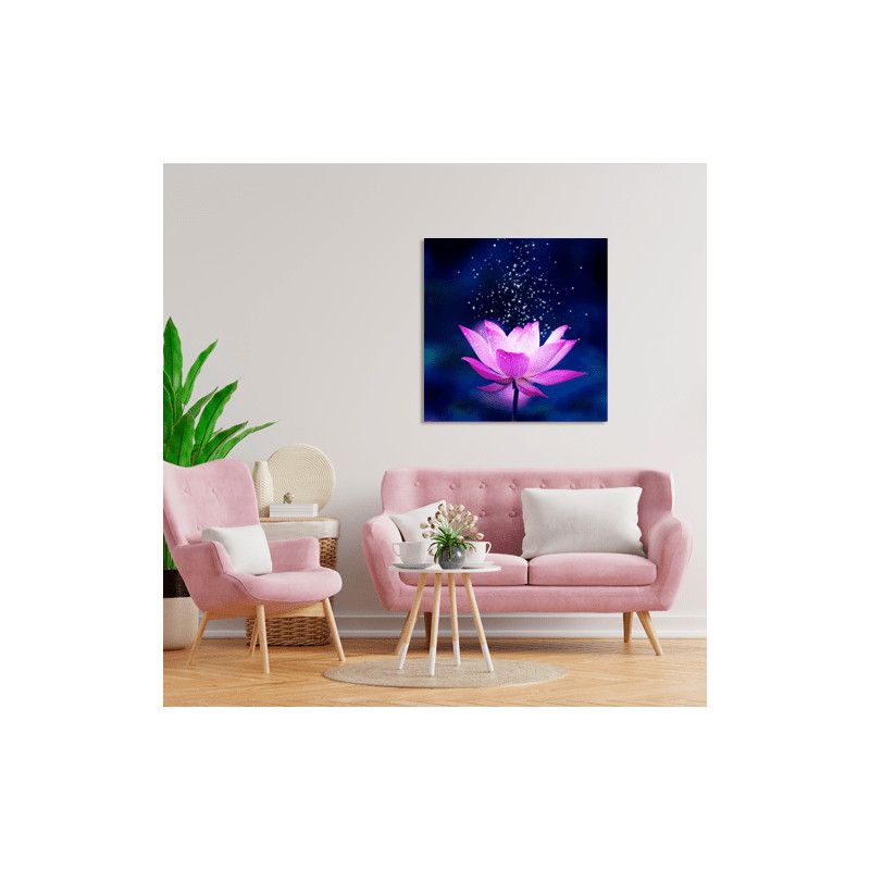 Bild Lotusblume funkelt