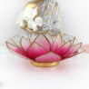 Kerzenhalter Lotusblume Capiz rosa