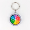 Llavero Semilla de la Vida multicolor