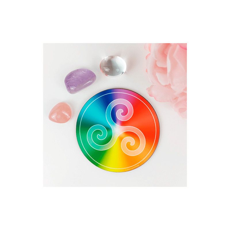 Harmonising disk multicoloured positive Triskel