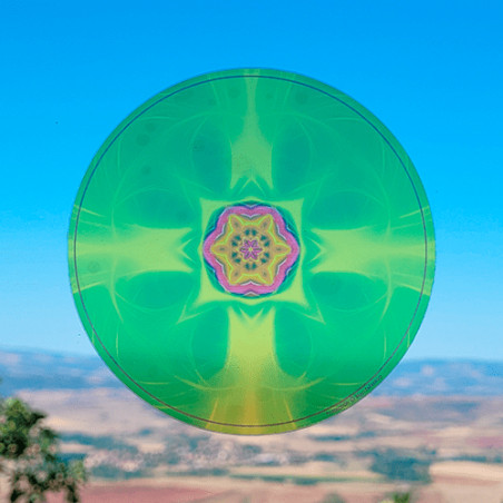 Repositionable window sticker Mandala of Protection