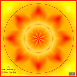 Fensteraufkleber Mandala Feng Shui