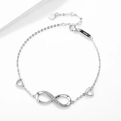 Unendlich Armband Silber