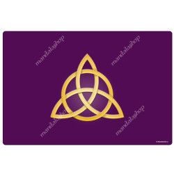 Harmonisierender Teppich Triquetra Violett