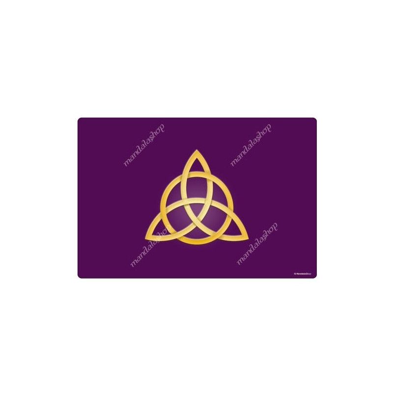 Harmonisierender Teppich Triquetra Violett