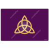 Harmonisierender Teppich Triquetra Violett