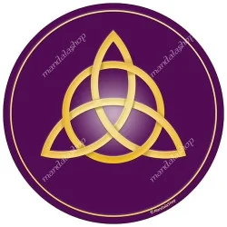 Disco armonizador Triquetra violeta