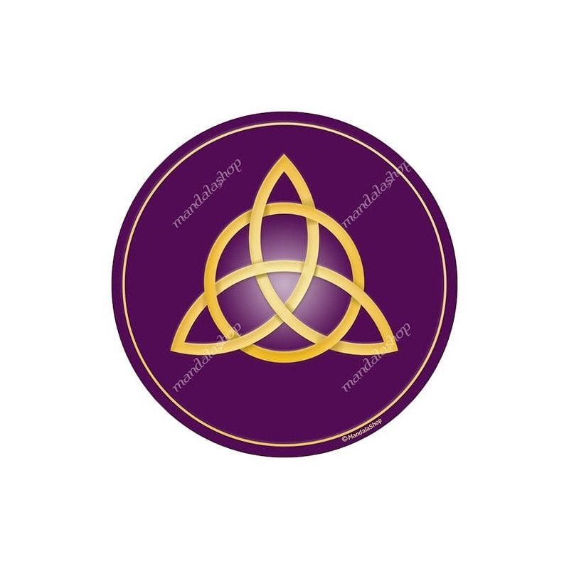 Harmonisierungsdisk Triquetra Violett