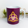 Tasse Triquetra lila