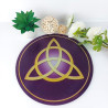 Runde Energieplatte – Triquetra