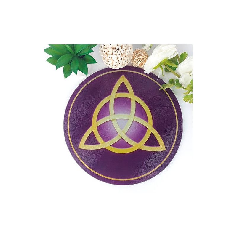 Runde Energieplatte – Triquetra