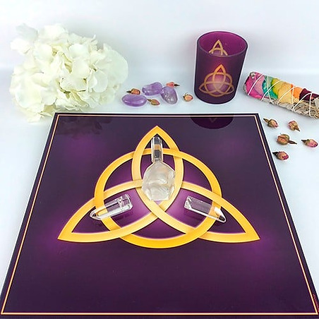 Bandeja energizante Triquetra violeta