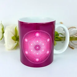 Mug Cube de Métatron violet