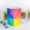 Tasse Blume des Lebens 7 Chakren