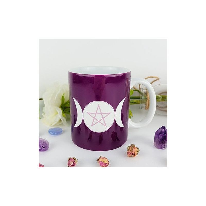 Tasse Dreifachmond Pentagramm