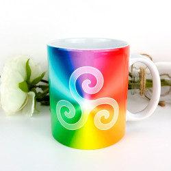 Triskel-Becher mehrfarbig