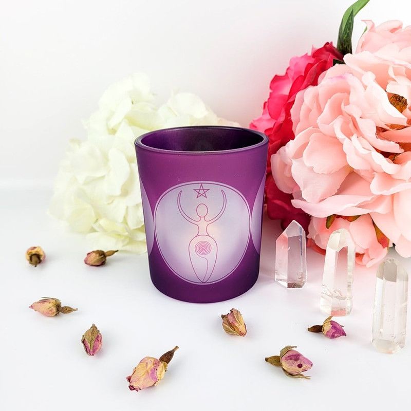 Portacandele triplice Dea della luna