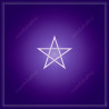Tarot-Tischdecke Pentagramm 60x60 cm