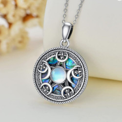 Pentagramm-Anhänger mit Monden