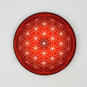 Magnete soft touch Fiore della Vita (scelta tra 7 colori)