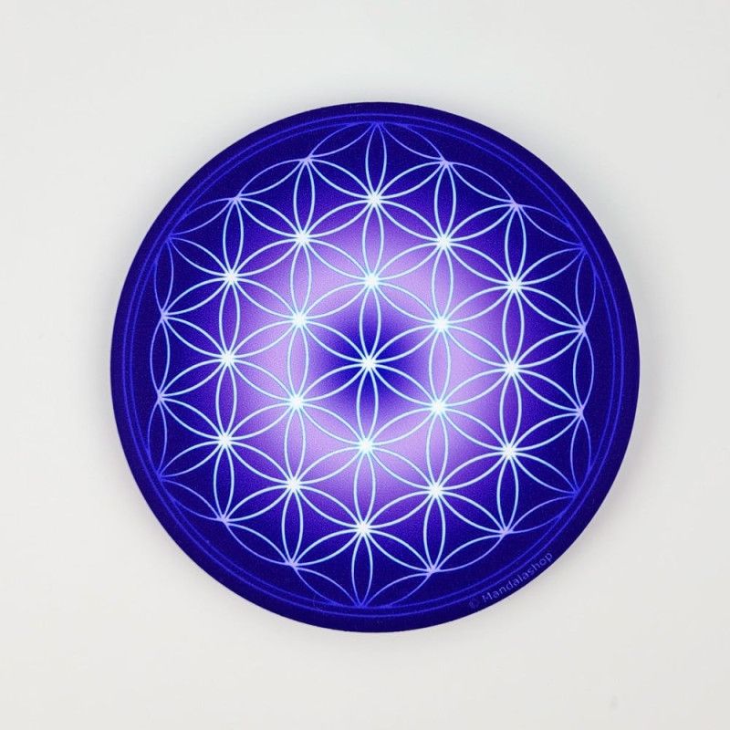 Imán soft touch Flor de la Vida (7 colores a elegir)