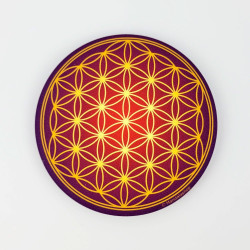 Antique Flower of Life soft touch Magnet