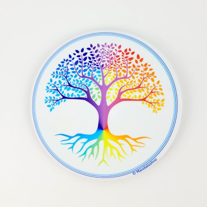 Magnet weißer Lebensbaum