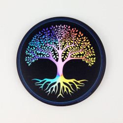 Tree of Life (black background) soft touch Magnet