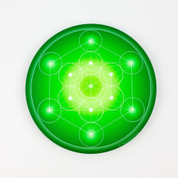 Metatron's Cube soft touch Magnet (7 colours at choice)