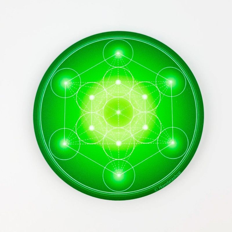 Metatron's Cube soft touch Magnet (7 colours at choice)